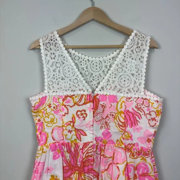 Lilly Pulitzer Women's Raegan Fit & Flare Dress Size 10 - Picture 5 of 13